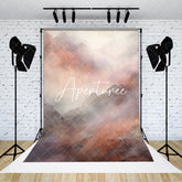 Aperturee - Abstract Ink Painting Foggy Mountain Photo Backdrop